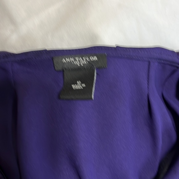 Ann Taylor sleeveless ruffle accented top - Picture 3 of 3